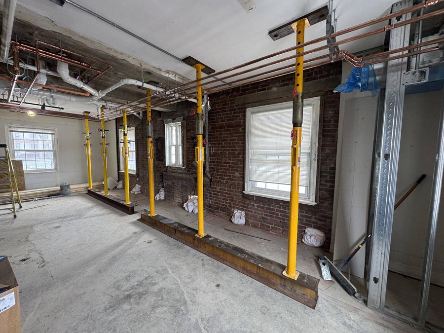 Dingey Movers Emergency Shoring Denison University 13