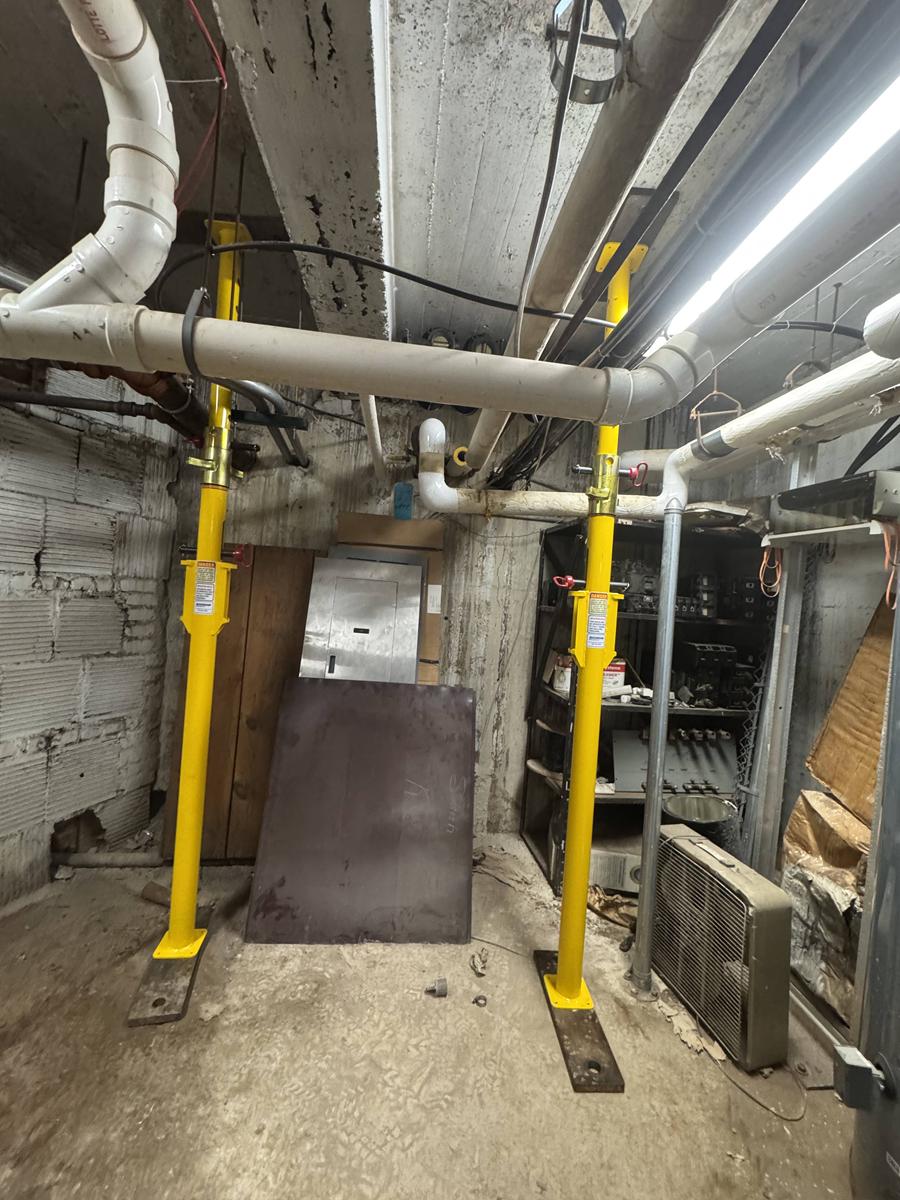 Dingey Movers Emergency Shoring Denison University 23